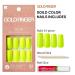GoldFinger Neon Yellow False Nails Kit | Long Square Shape Fake Nails with Manicure Stick & Glue | Trendy Long-Lasting Glue-On Nails - Buy Online on GoSupps.com