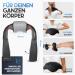 Heroic Massage Device - 4D Shiatsu Neck & Shoulder Massager with Heat | Deep Tissue Relief for Back Legs & Feet - Black & Gray - Buy Online on GoSupps.com