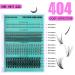 Buy Generic Fishtail False Eyelash Set - 14 Rows 404 Clusters 20D & 30D Extensions Complete Kit with Bond Seal & Applicator - Perfect for Self Use - Buy Online on GoSupps.com