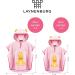 Laynenburg Premium Bathing Poncho for Kids - 100% Cotton Hooded Towel - Oeko Tex Certified Pink Giraffe Design for Ages 3-5 - Buy Online on GoSupps.com