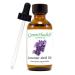 Lavender 40-42 2 fl oz (59 ml) Glass Bottle w/Glass Dropper 100% Pure Essential Oil GreenHealth
