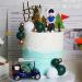 DRWATE Golf Cake Toppers Golf Carts Clay Golf Figurine Cake Decorations with Green Gold Balls Red Flag Trees for Golf Party Sport Theme Party Birthday Party Supplies (01) - Buy Online on GoSupps.com
