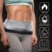 Geyoga Waist Trimmer Sweat Waist Trainer Wrap for Women - Silver Inner, Small - Buy Online on GoSupps.com
