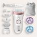 Braun Silk-pil 9 Epilator with Shaver, Trimmer & Exfoliator | 100% Waterproof, UK 2 Pin Plug | Long-Lasting Hair Removal | Rose Gold - Buy Online on GoSupps.com