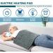 Electric Heating Pad 30 x 16 for Back Pain Relief - 6 Heat Settings, Auto Shut Off, Machine Washable - Buy Online on GoSupps.com