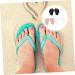 FOMIYES 6 Pairs Forefoot Pad Pinch Stickers - Black Gel Cushions for Flip-Flops & Sandals | Ultimate Toe Protector Insoles for Women & Girls - Buy Online on GoSupps.com