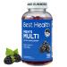 Best Health Men s Multivitamin Gummies Men s Multivitamin Gummies with CoQ10 Vitamins A C Zinc & More Natural BlackBerry Flavor with Other Natural Flavors (180ct)