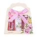 Accentra-shower set women gift set Sweet Peony in a beautiful gift box-3-part care set with shower gel body lotion and bubble bath-wellness gift set for Valentine's Day & Mother's Day