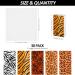 Shojoy Jungle Safari Animal Print Pocket Tissues 30 Pack - 4-Ply, 10 Tissues per Pack - Bulk Travel Size Facial Tissues in 5 Designs - Buy Online on GoSupps.com