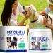 Dog Teeth Cleaning Powder - 80g Gentle Green Powder Dog Stain Remover | Dog Breath Freshener Teeth Care Products Safe Plaqueoff Powder for All Dog Types - Buy Online on GoSupps.com