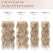 Feshfen Clip-In Hair Extensions - 4PC Synthetic Wavy Extensions Caramel Brown & Beige Blonde 50 cm for Women - Buy Online on GoSupps.com