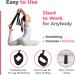 Leg Stretcher Strap for Flexibility - Adjustable Door Stretch Strap for Improved Leg Stretching - Door Flexibility Trainer Band for Dance, Cheer, Ballet - Black - Buy Online on GoSupps.com