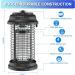 Outdoor Bug Zapper 1600V Electric Mosquito Zapper 19W Electronic Light Bulb Lamp for Outdoor and Indoor(Metal+Plastic) Metal Plastic - Buy Online on GoSupps.com