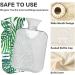NAANLE Hot Water Bottle with Palm Leaf Cover | 2L Large Heat & Cold Therapy for Pain Relief & Menstrual Cramps - Buy Online on GoSupps.com