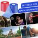 Prewrap Athletic Tape Foam Underwrap 2-Pack Rose Red and Blue 2 Rolls, 2.75 Inches x 30 Yards for Hair Wrists Elbows Knees Ankles - Buy Online on GoSupps.com