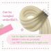 Youngsee 60cm Ombre Tape Extensions | Real Remy Hair Ash Blond & Platinum Blond | High-Quality Tape-In Extensions #18/60A - Buy Online on GoSupps.com