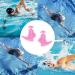 Silicone Screw Earplugs - Reusable and Comfortable Silicone Ear Plugs Suitable for Swimming Showering Bathing Surfing Snorkeling and Other Water Sports Dobooo - Buy Online on GoSupps.com