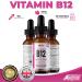 High Strength Vitamin B12 Liquid Drops 3000mcg - Vegan Friendly 60ml - Sublingual Dual Action for Fast Absorption - Buy Online on GoSupps.com