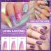 Morovan Gel Nail Polish Kit with UV Light - 6PCS Glitter Set for DIY Nail Art | Base, Top Coat & Remover Included - Buy Online on GoSupps.com