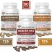 Real Mushrooms Brain Vitality & Immune Support Bundle - Lion's Mane, Reishi, Cordyceps - 330 Capsules - Buy Online on GoSupps.com