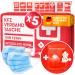 Purahelp 5x car bandage pocket according to the current standard 2024 DIN 13164 (STVO compliant) - including ventilation towel - First aid set of auto first aid car 2024 5 pieces