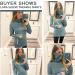 Soneven Women's Running Fleece Sweatshirt Cowl Neck Pullover with Thumb Holes and Neck Gaiter - Teal (Large) - Buy Online on GoSupps.com