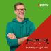 Buy Zippo Reading Glasses - Soft Line Frame Black-Red 1.5x Ideal for Men & Women | Fast International Shipping - Buy Online on GoSupps.com