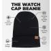 Cuffed Knit Beanie Winter Hat for Men and Women - Black | Warm, Soft & Stretchy - Buy Online on GoSupps.com