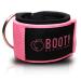 Booty Basics - Fitness Ankle Strap for Cable Machines - Padded Ankle Attachment for Women  for Leg and Glute Workouts Pink