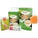 Kombucha complete set with 4 l fermentation glass Bio Kombucha-Teepilz (cutter) in highly vital approach fluid.Premium quality.Success guarantee.From the Okiravit complete set with 4l fermentation glass