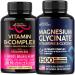 NUTRAHARMONY Vitamin B Complex & Magnesium Glycinate with Glycine Capsules