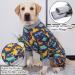AXCIMOND Dog Recovery Suit for Dogs - Post-Op Body Protector for Bitches/Males - Blue Dinosaurs 2XL | Long-Sleeved Wound Protection Alternative to Neck Collars - Buy Online on GoSupps.com