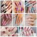 200PCS Butterfly Nail Forms | Long Thick Acrylic Nail Extension Tips | Professional DIY Manicure Tool for Home Salon - Buy Online on GoSupps.com