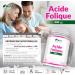 Acide Folique 400 g 450 Micro Comprim s V g taliens Cure de 15 Mois Vitamine B9 Folate pour Femmes Enceintes Suppl ment Pr natal Fabriqu en Europe Nu U Nutrition - Buy Online on GoSupps.com