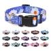 Suredoo dog collar adjustable soft & comfort nylon dog collar for small medium-sized dog puppies cats (s daisy) s (neck circumference 25-40 cm width 1.5 cm) daisy
