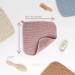 Baby Waves Musselin Cotton Washcloths - Soft Absorbent Large 25.4x25.4 cm for Newborns & Toddlers - Perfect Shower Gift in Mauve/Mallow Color - Buy Online on GoSupps.com