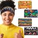 African Headbands 4-Pack: Knotted Wide Yoga Stretch Bandeau & Headwrap - Vintage Series for Women and Girls - Hair Accessories - Buy Online on GoSupps.com