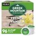 Green Mountain Coffee Roasters French Vanilla, Single-Serve Keurig K-Cup Pods, Flavored Light Roast Coffee Pods, 96 Count French Vanilla :24 Count (Pack of 4) 24 Count (Pack of 4)