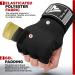 RDX Boxing Hand Wraps Inner Gloves Women Men 75cm Long - Black Large - Buy Online on GoSupps.com