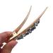 2pcs Boho Iris Dragonfly Hair Clips - Long Duckbill Beak Gold Tone Metal Hair Accessories for Women - Buy Online on GoSupps.com