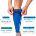 360 RELIEF Compression Calf Sleeves for Men and Women | Shin Splints Muscle Cramps Workout Support | Running Hiking Marathon | M L XL | Blue L-Single - Buy Online on GoSupps.com
