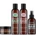 Moerie Shampoo and Conditioner Plus Hair Mask and Hair Spray Mega Pack The Ultimate Hair Growth Care For Longer Thicker Fuller Hair - Volumizing Hair Products Paraben & Silicone Free - 4 items