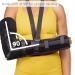 BraceAbility Posterior Long Arm Splint - Large - Black - Buy Online on GoSupps.com