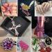Beadsland Rhinestones for Makeup 8 Sizes 2500pcs Glass Flatback Rhinestones Eye Gems for Nails Crafts with Tweezers and Wax Pencil Fuchsia SS4-SS30 - Buy Online on GoSupps.com