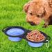 Buy Foldable Silicone Meal Cones & Double Dog Bowls | Portable Pet Feeders for Travel & Camping - Buy Online on GoSupps.com