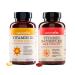 NatureWise Vitamin D3 2000iu 360 Count and Vitamin B Complex 150 Softgels - Healthy Muscle Function Immune Support Cellular Energy Mental Clarity Vitamin+ Vitamin B Complex