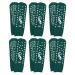 GBM Geckos Plush Double Tread Non-Slip Socks 6 Pack (Green Large) L Green
