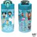 Zak Designs Disney 100 Kids Water Bottle 16oz 2-Pack - Durable Plastic, Leak-Proof, Straw Handle - Ideal for School or Travel (Disney & Pixar) - Buy Online on GoSupps.com