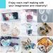 Epoxy Resin Clear Crystal Coating Kit 17.6oz - Art Craft Jewelry Making River Tables - Includes Gloves, Measuring Cup, Wooden Sticks, Gold Foil Flakes and Tweezers - Buy Online on GoSupps.com