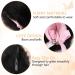 Faux Furry Cat Ears Hair Clip with Bell - Anime Cosplay Headband - Black and Pink - Buy Online on GoSupps.com
